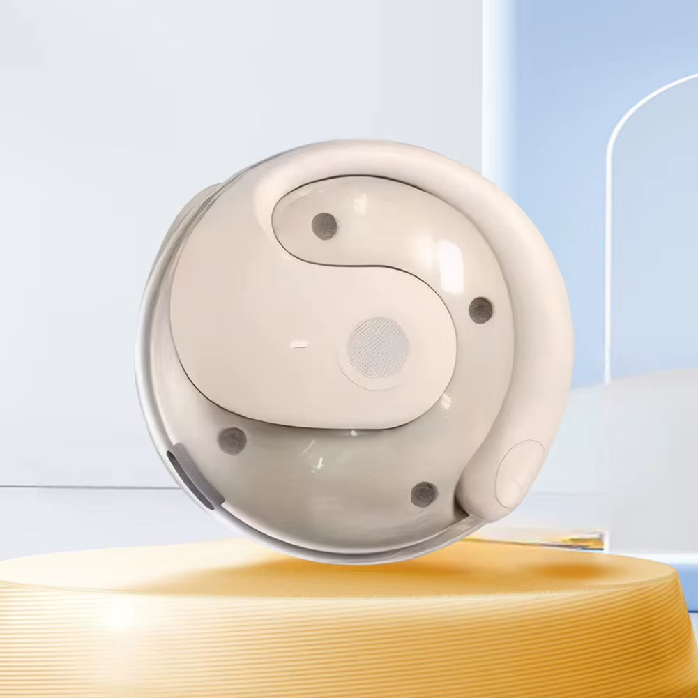 Wireless BT AI Language Translation Headphones Ball Shape Bluetooth-Compatible 5.3 Ear Hanging Headphone Open-Ear Headphones