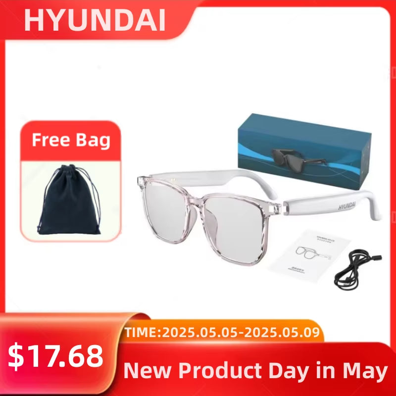 HY-C8 AI Glasses Earphones with Camera Function Voice Translation Smart Glasses Multi-Function Keys for Sports