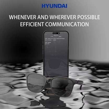 HY-C8 Smart Glasses AI Intelligent Translation Wireless Bluetooth Glasses Real-Time Simultaneous Interpretation Headset
