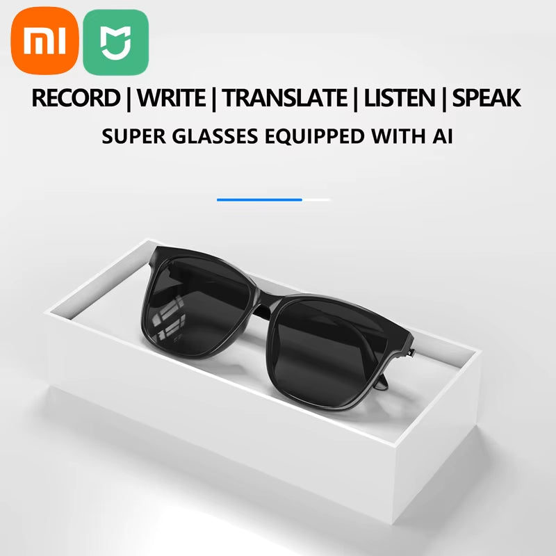 HY-C8 Smart Glasses AI Intelligent Translation Wireless Bluetooth Glasses Real-Time Simultaneous Interpretation Headset