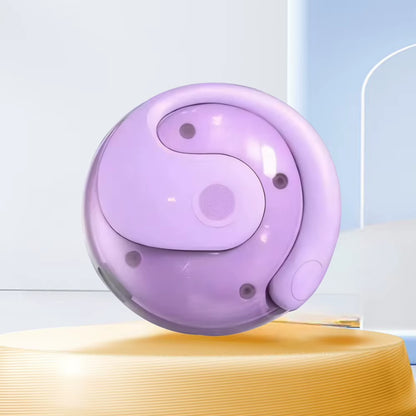 Wireless BT AI Language Translation Headphones Ball Shape Bluetooth-Compatible 5.3 Ear Hanging Headphone Open-Ear Headphones