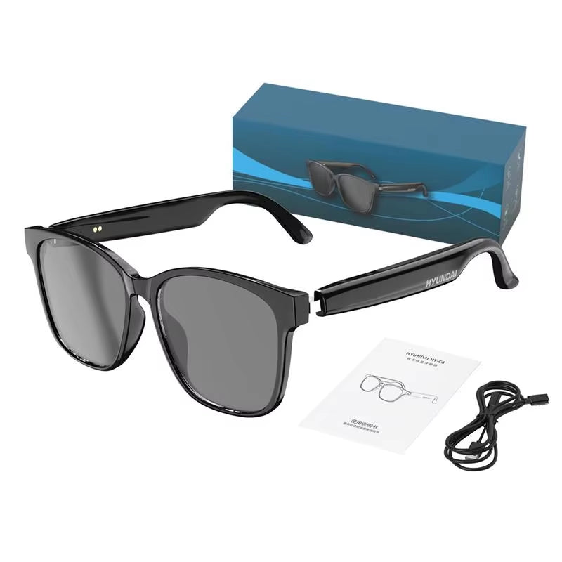 HY-C8 Smart Glasses AI Intelligent Translation Wireless Bluetooth Glasses Real-Time Simultaneous Interpretation Headset